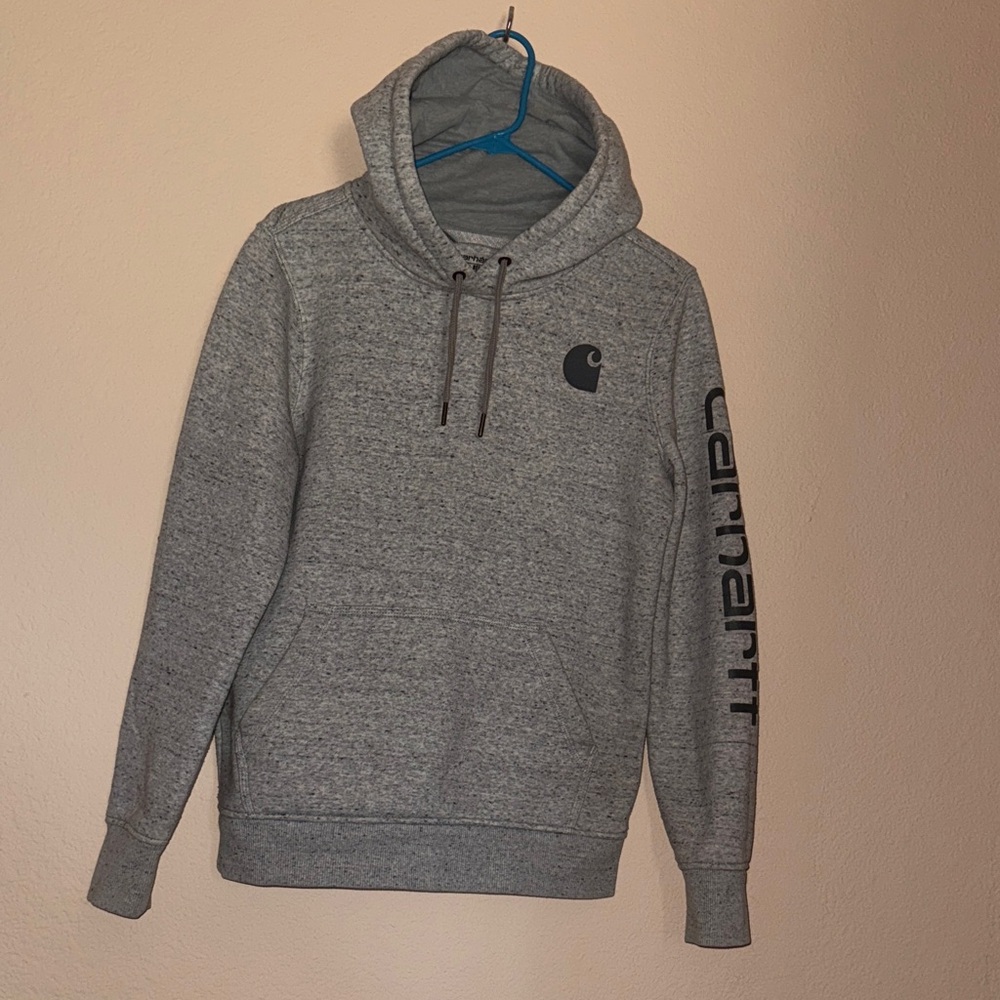 Carhartt womens Gray Logo Hoodie